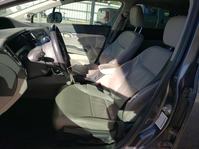 2HGFB2F96DH513603 - 2013 HONDA CIVIC EXL გრაფიტი ფოტო 7