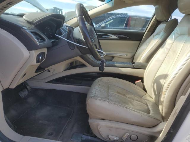 3LN6L2GK0GR626903 - 2016 LINCOLN MKZ WHITE photo 7