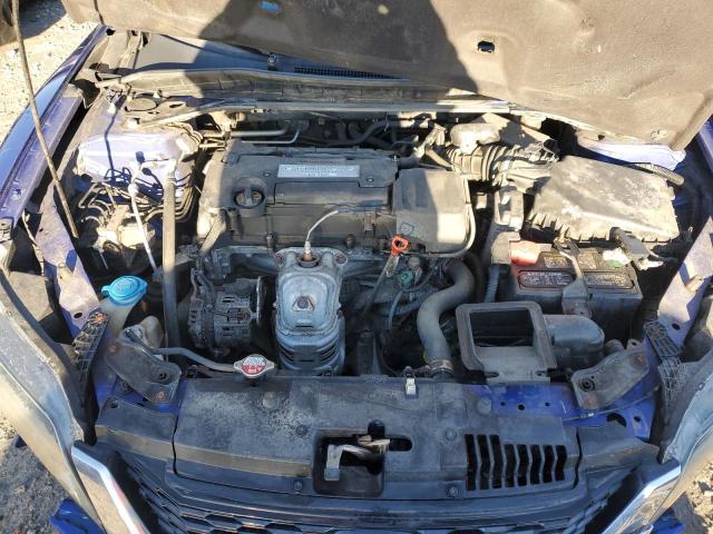 1HGCT1B72EA001111 - 2014 HONDA ACCORD EX BLUE photo 11