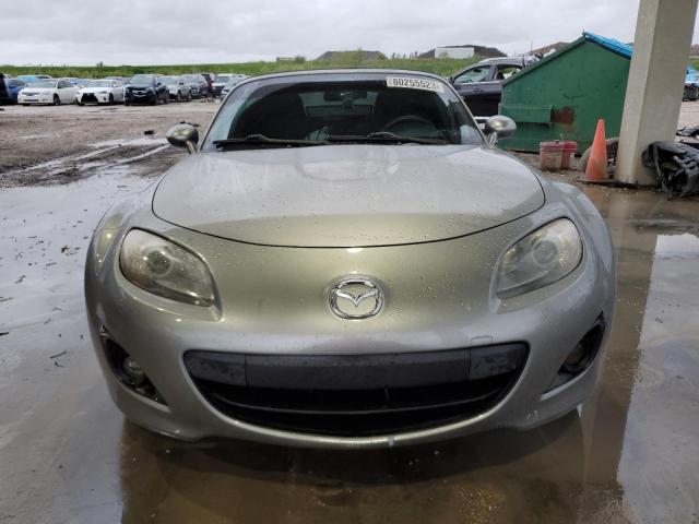 JM1NC25F390204519 - 2009 MAZDA MX-5 MIATA SILVER photo 5