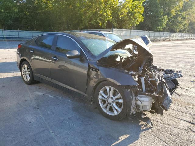 5XXGM4A74DG213303 - 2013 KIA OPTIMA LX GRAY photo 4