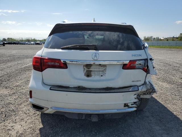 5J8YD4H80KL801247 - 2019 ACURA MDX ADVANCE თეთრი ფოტო 6
