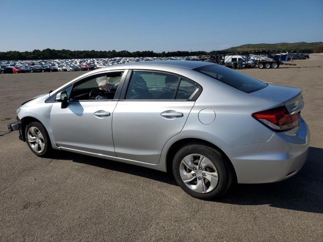 2HGFB2F59DH520316 - 2013 HONDA CIVIC LX SILVER photo 2