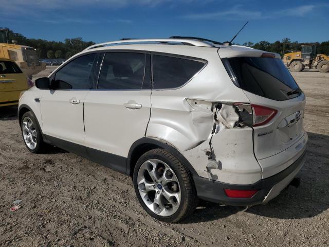 1FMCU0J93EUD22335 - 2014 FORD ESCAPE TITANIUM WHITE photo 2