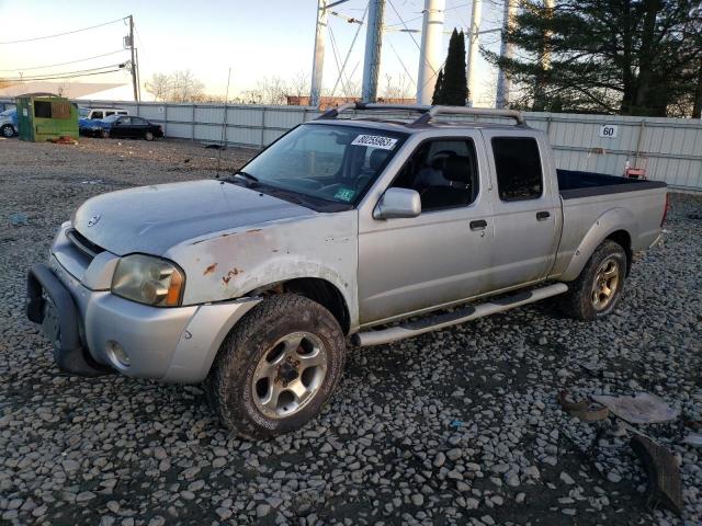 1N6MD29YX2C371787 - 2002 NISSAN FRONTIER CREW CAB SC SILVER photo 1