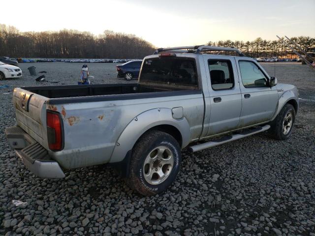 1N6MD29YX2C371787 - 2002 NISSAN FRONTIER CREW CAB SC SILVER photo 3