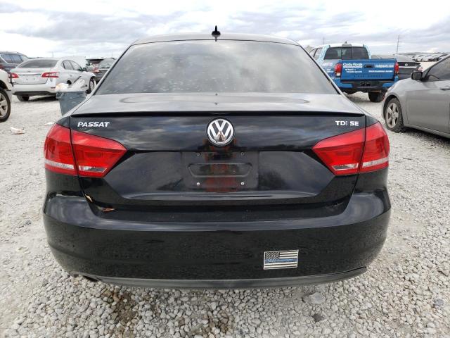 1VWBN7A33EC091229 - 2014 VOLKSWAGEN PASSAT SE BLACK photo 6