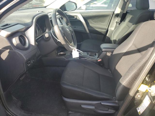 2T3ZFREV2EW111196 - 2014 TOYOTA RAV4 LE BLACK photo 7