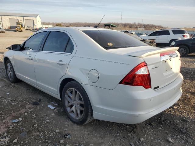 3FAHP0JA3CR211144 - 2012 FORD FUSION SEL WHITE photo 2