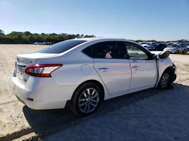 3N1AB7AP2DL713674 - 2013 NISSAN SENTRA S WHITE photo 3