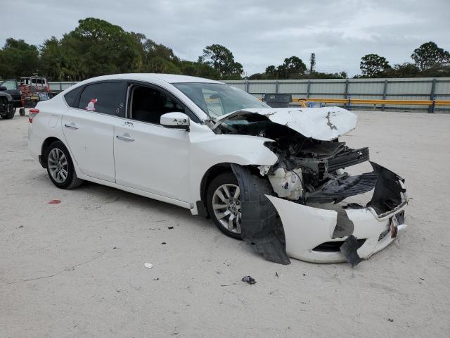 3N1AB7AP2DL713674 - 2013 NISSAN SENTRA S WHITE photo 4