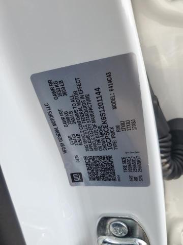 1GCPSCEK6S1201144 - 2025 CHEVROLET COLORADO LT WHITE photo 12