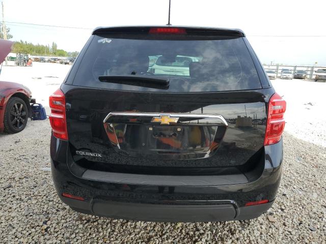 2GNALBEK1H1566340 - 2017 CHEVROLET EQUINOX LS BLACK photo 6