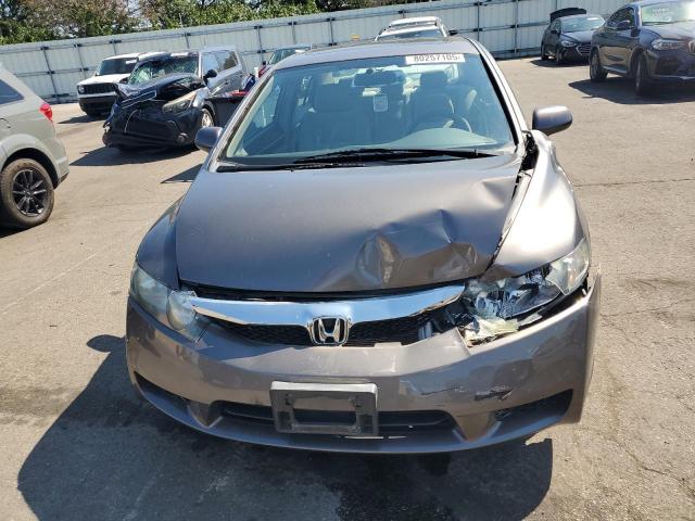 19XFA168X9E020366 - 2009 HONDA CIVIC EX Szary zdjęcie 5