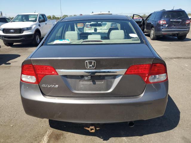 19XFA168X9E020366 - 2009 HONDA CIVIC EX Szary zdjęcie 6