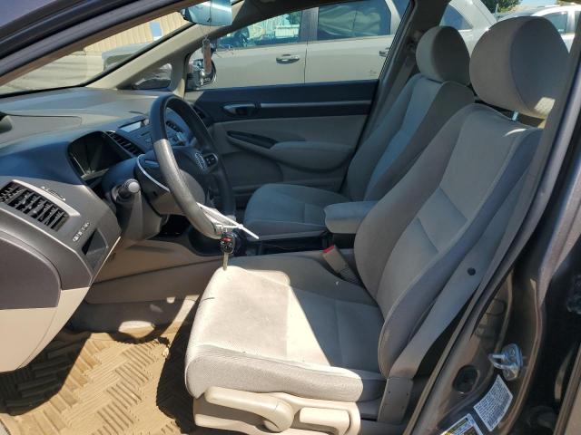 19XFA168X9E020366 - 2009 HONDA CIVIC EX Szary zdjęcie 7