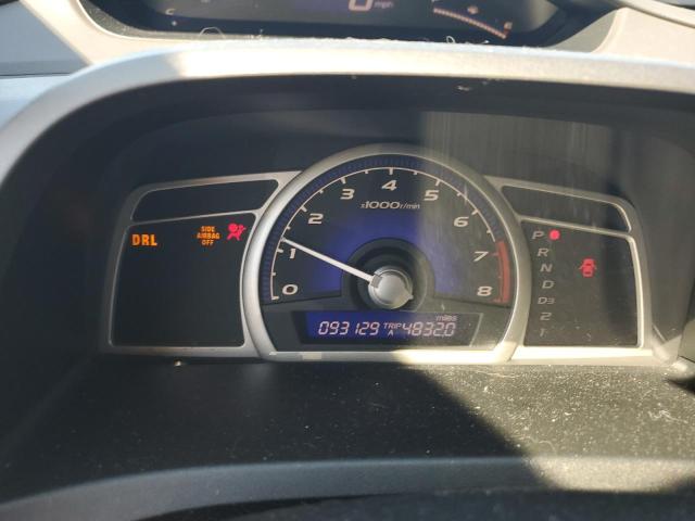 19XFA168X9E020366 - 2009 HONDA CIVIC EX Szary zdjęcie 9