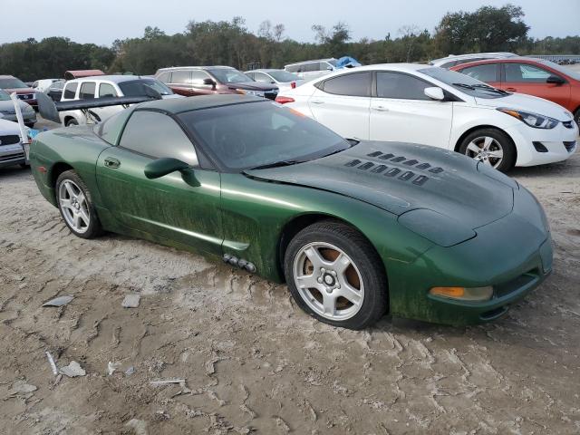 1G1YY22G2V5102341 - 1997 CHEVROLET CORVETTE GREEN photo 4