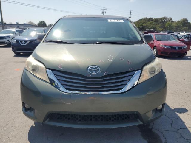 5TDYK3DC8CS176623 - 2012 TOYOTA SIENNA XLE GREEN photo 5
