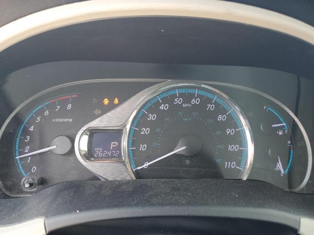 5TDYK3DC8CS176623 - 2012 TOYOTA SIENNA XLE GREEN photo 9