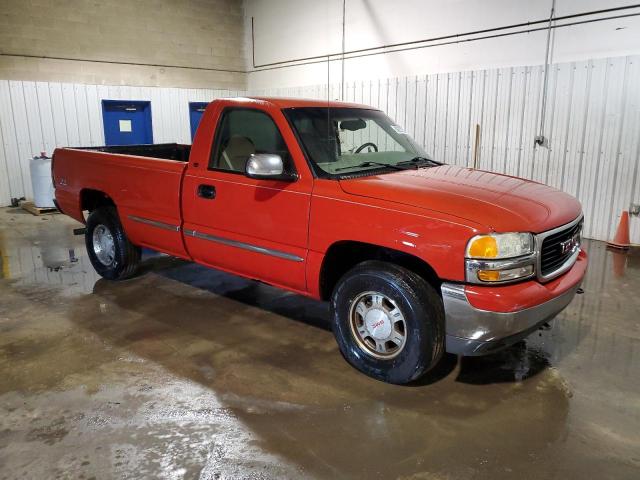 1GTEK14T21E119151 - 2001 GMC NEW SIERRA K1500 RED photo 4