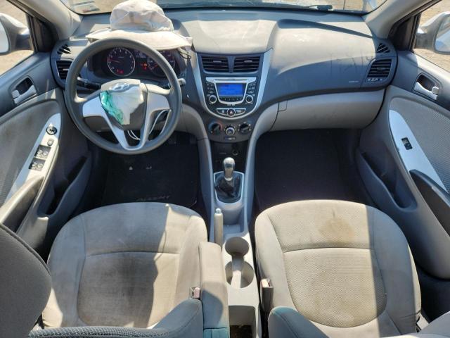 KMHCT4AE9CU042861 - 2012 HYUNDAI ACCENT GLS ვერცხლისფერი ფოტო 8