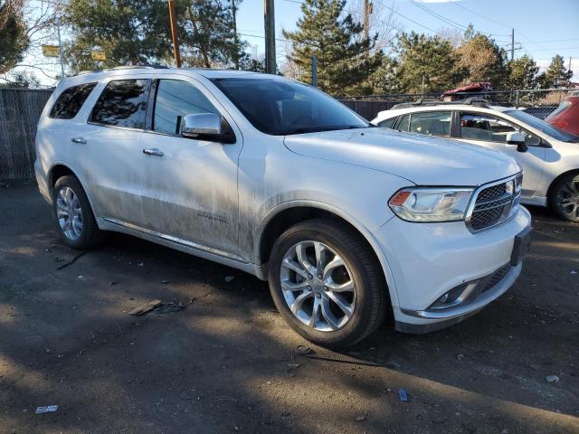 1C4RDJEG4GC371811 - 2016 DODGE DURANGO CITADEL WHITE photo 4