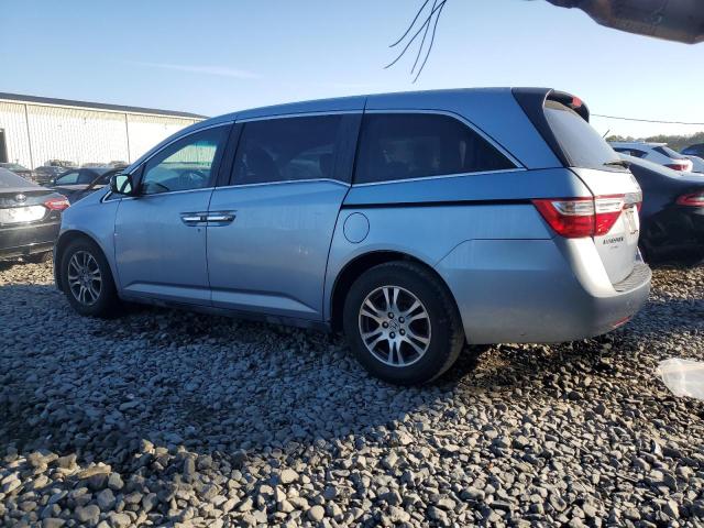 5FNRL5H68CB061817 - 2012 HONDA ODYSSEY EXL BLUE photo 2