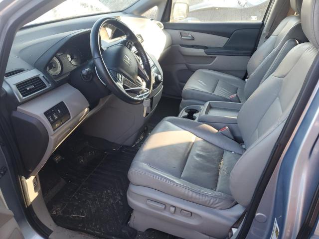 5FNRL5H68CB061817 - 2012 HONDA ODYSSEY EXL BLUE photo 7