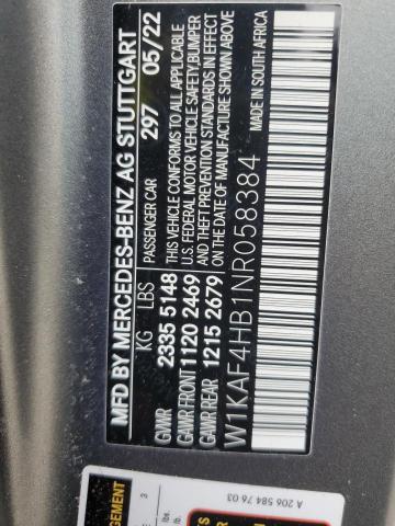W1KAF4HB1NR058384 - 2022 MERCEDES-BENZ C 300 4MATIC GRAY photo 13