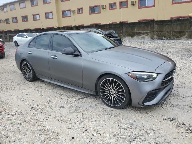 W1KAF4HB1NR058384 - 2022 MERCEDES-BENZ C 300 4MATIC GRAY photo 4