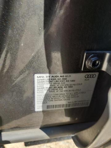 WA1LJBF74MD033151 - 2021 AUDI Q7 PREMIUM PLUS Gri fotoğraf 13