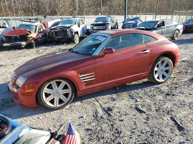 1C3AN69L34X019956 - 2004 CHRYSLER CROSSFIRE LIMITED MAROON photo 1