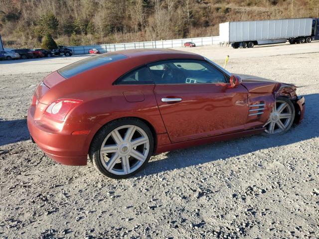 1C3AN69L34X019956 - 2004 CHRYSLER CROSSFIRE LIMITED MAROON photo 3