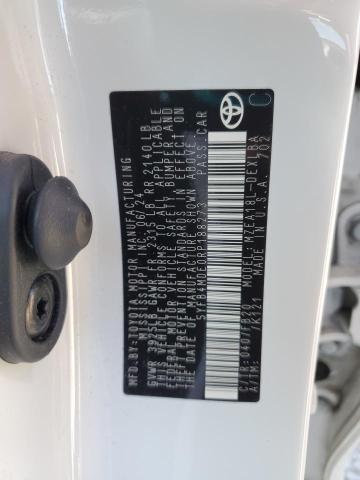 5YFB4MDE0RP188273 - 2024 TOYOTA COROLLA LE WHITE photo 12