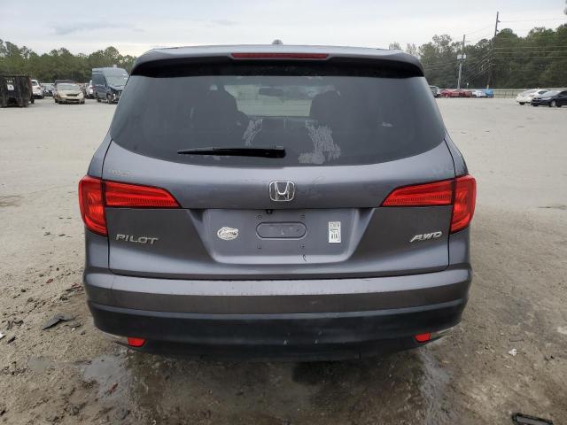 5FNYF6H58GB098176 - 2016 HONDA PILOT EXL GRAY photo 6