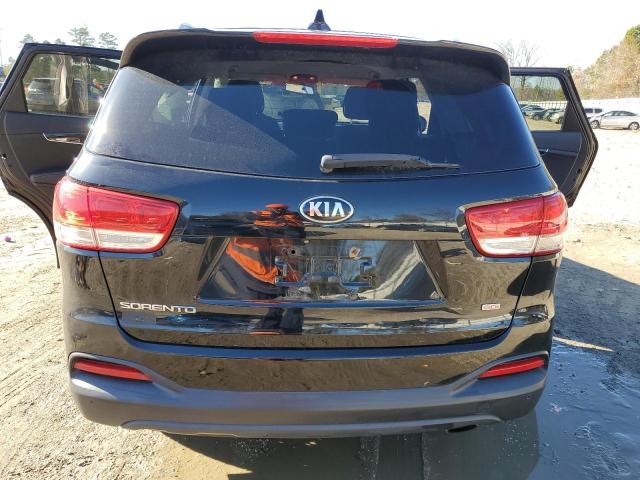 5XYPGDA35GG109634 - 2016 KIA SORENTO LX BLACK photo 6