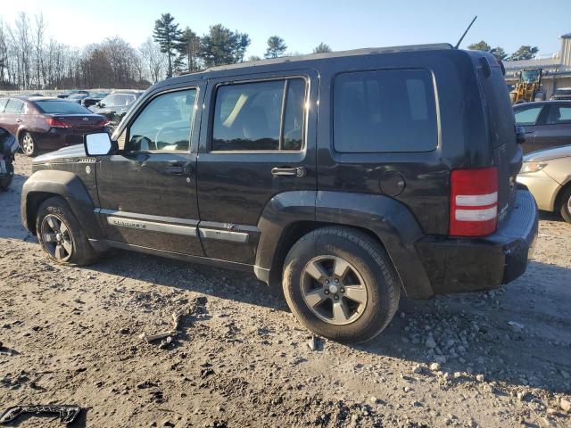 1J8GN28K08W229670 - 2008 JEEP LIBERTY SPORT BLACK photo 2