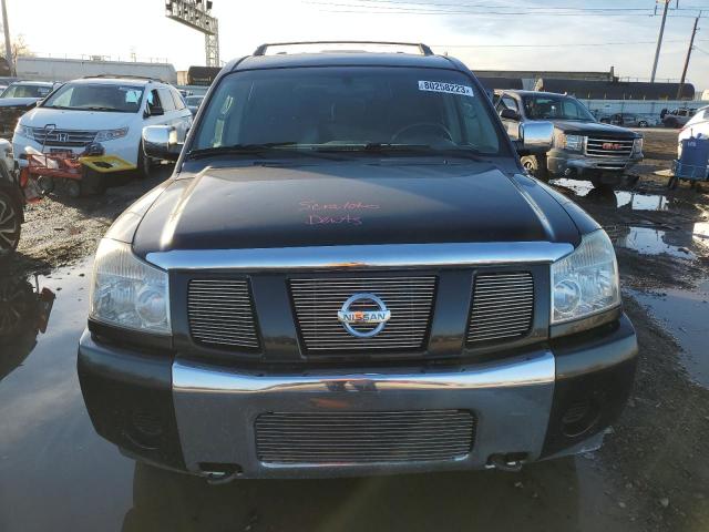 5N1AA08B75N724488 - 2005 NISSAN ARMADA SE BLACK photo 5