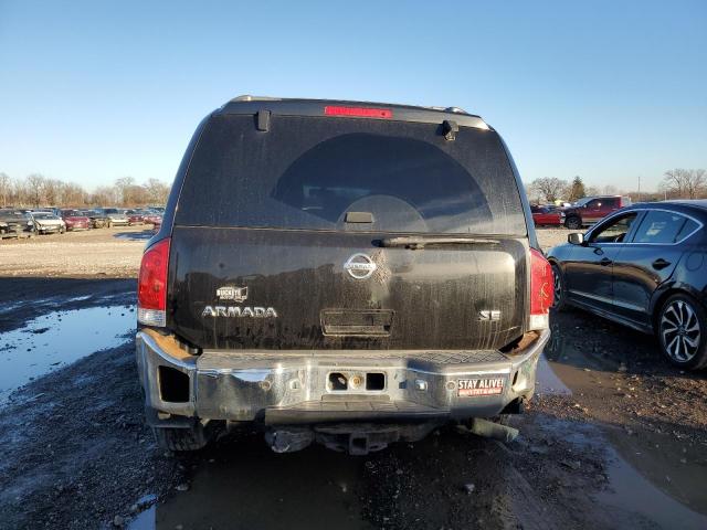 5N1AA08B75N724488 - 2005 NISSAN ARMADA SE BLACK photo 6