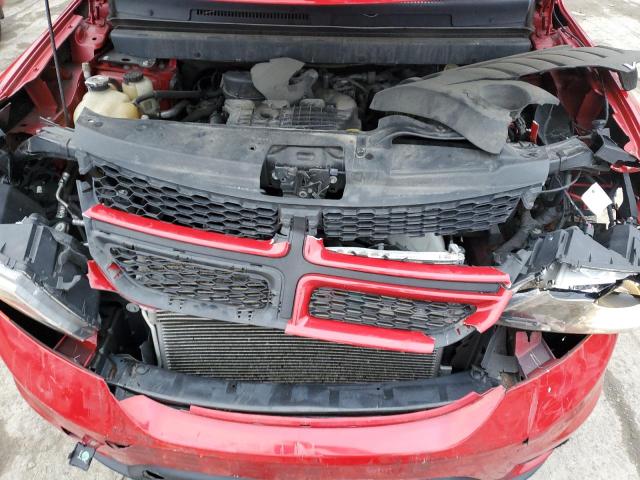 3C4PDDEG5GT242909 - 2016 DODGE JOURNEY R/T RED photo 11