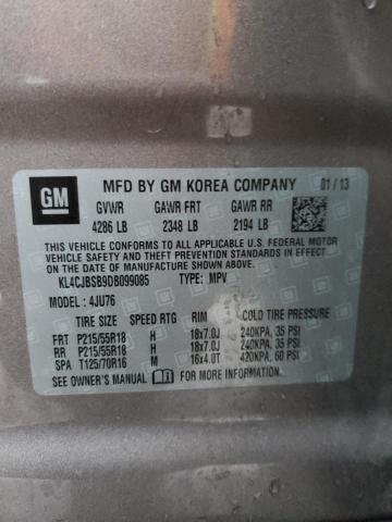 KL4CJBSB9DB099085 - 2013 BUICK ENCORE CONVENIENCE 金色 照片 13