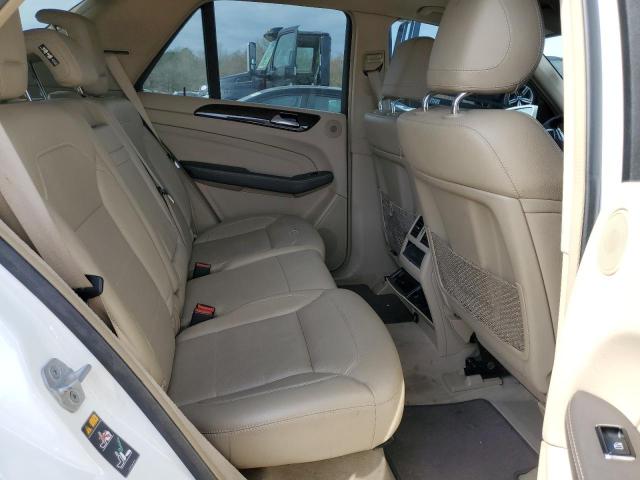 4JGDA5HB9EA343114 - 2014 MERCEDES-BENZ ML 350 4MATIC WHITE photo 10