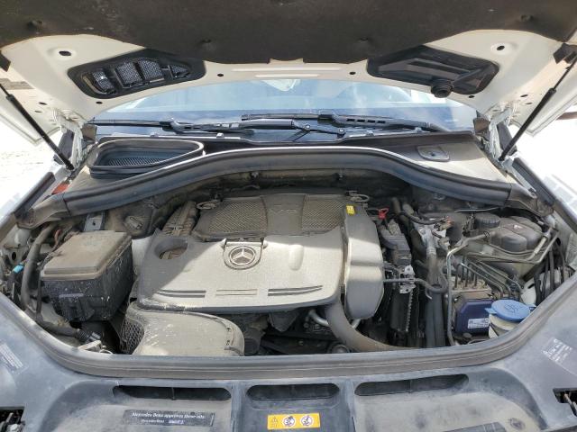 4JGDA5HB9EA343114 - 2014 MERCEDES-BENZ ML 350 4MATIC WHITE photo 11