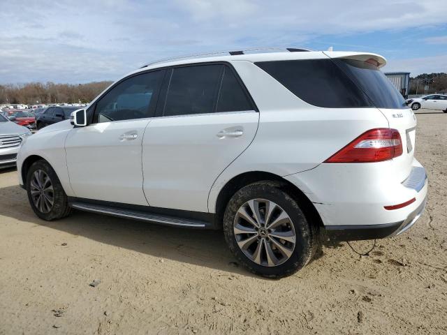 4JGDA5HB9EA343114 - 2014 MERCEDES-BENZ ML 350 4MATIC WHITE photo 2