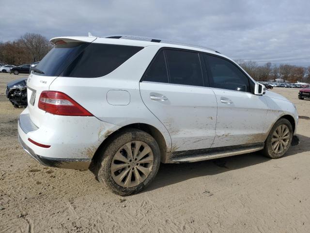 4JGDA5HB9EA343114 - 2014 MERCEDES-BENZ ML 350 4MATIC WHITE photo 3