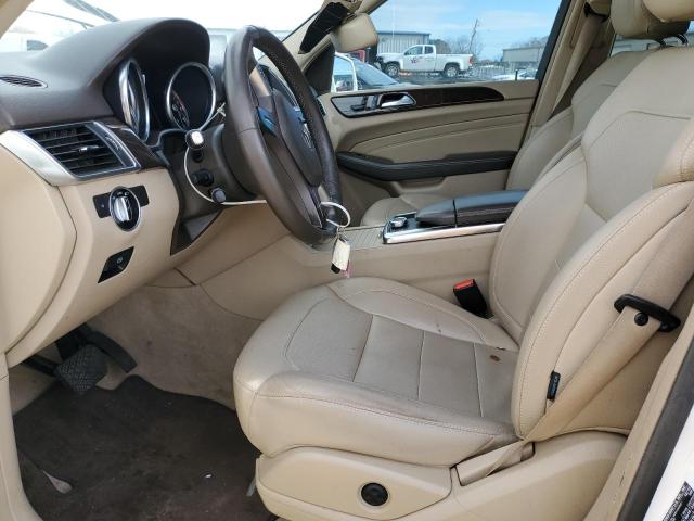 4JGDA5HB9EA343114 - 2014 MERCEDES-BENZ ML 350 4MATIC WHITE photo 7