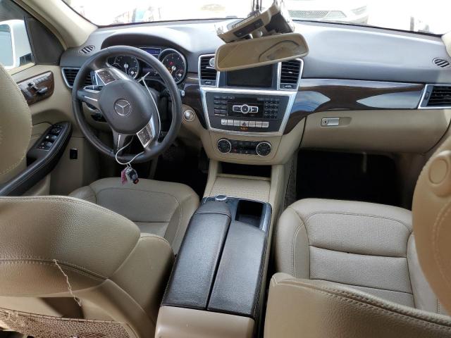 4JGDA5HB9EA343114 - 2014 MERCEDES-BENZ ML 350 4MATIC WHITE photo 8