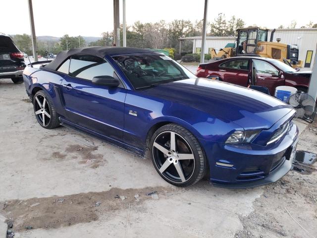 1ZVBP8EM0D5217410 - 2013 FORD MUSTANG BLUE photo 4