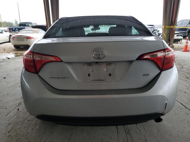 5YFBURHE9KP946897 - 2019 TOYOTA COROLLA L SILVER photo 6